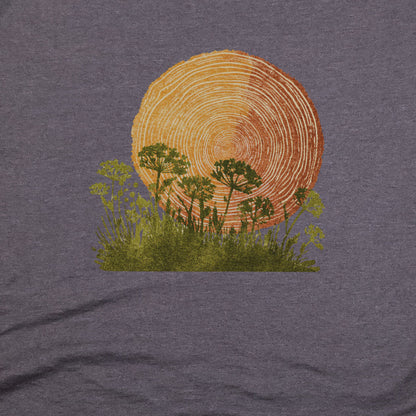 Woodcut Flower Meadow T-Shirt