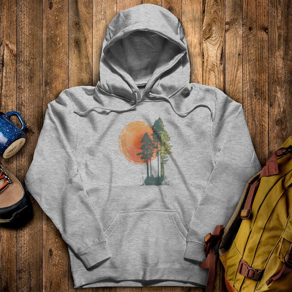 Woodcut Pines Hoodie