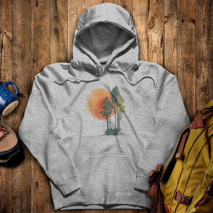 Woodcut Pines Hoodie