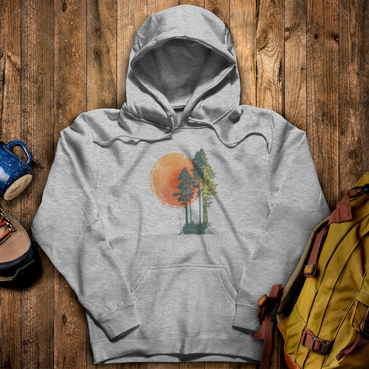 Woodcut Pines Hoodie