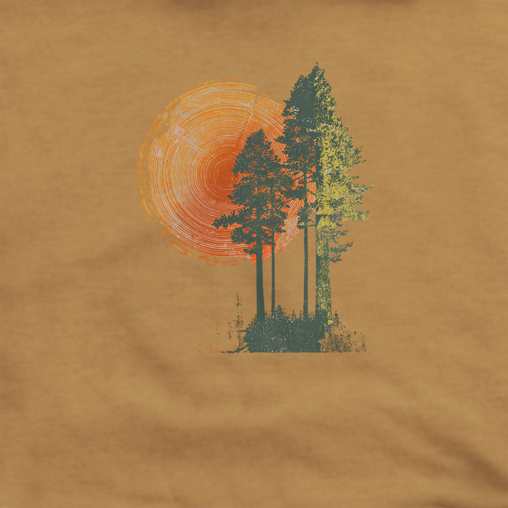 Woodcut Pines Hoodie