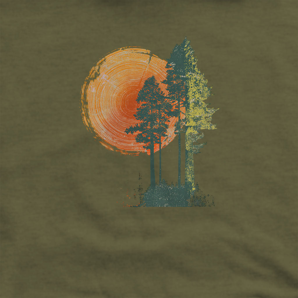 Woodcut Pines Hoodie