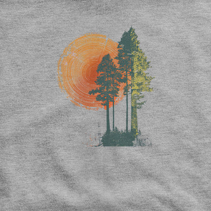 Woodcut Pines Hoodie