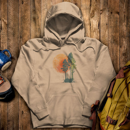 Woodcut Pines Hoodie