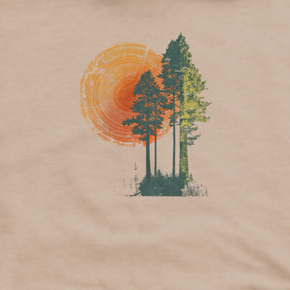 Woodcut Pines Crewneck Sweatshirt