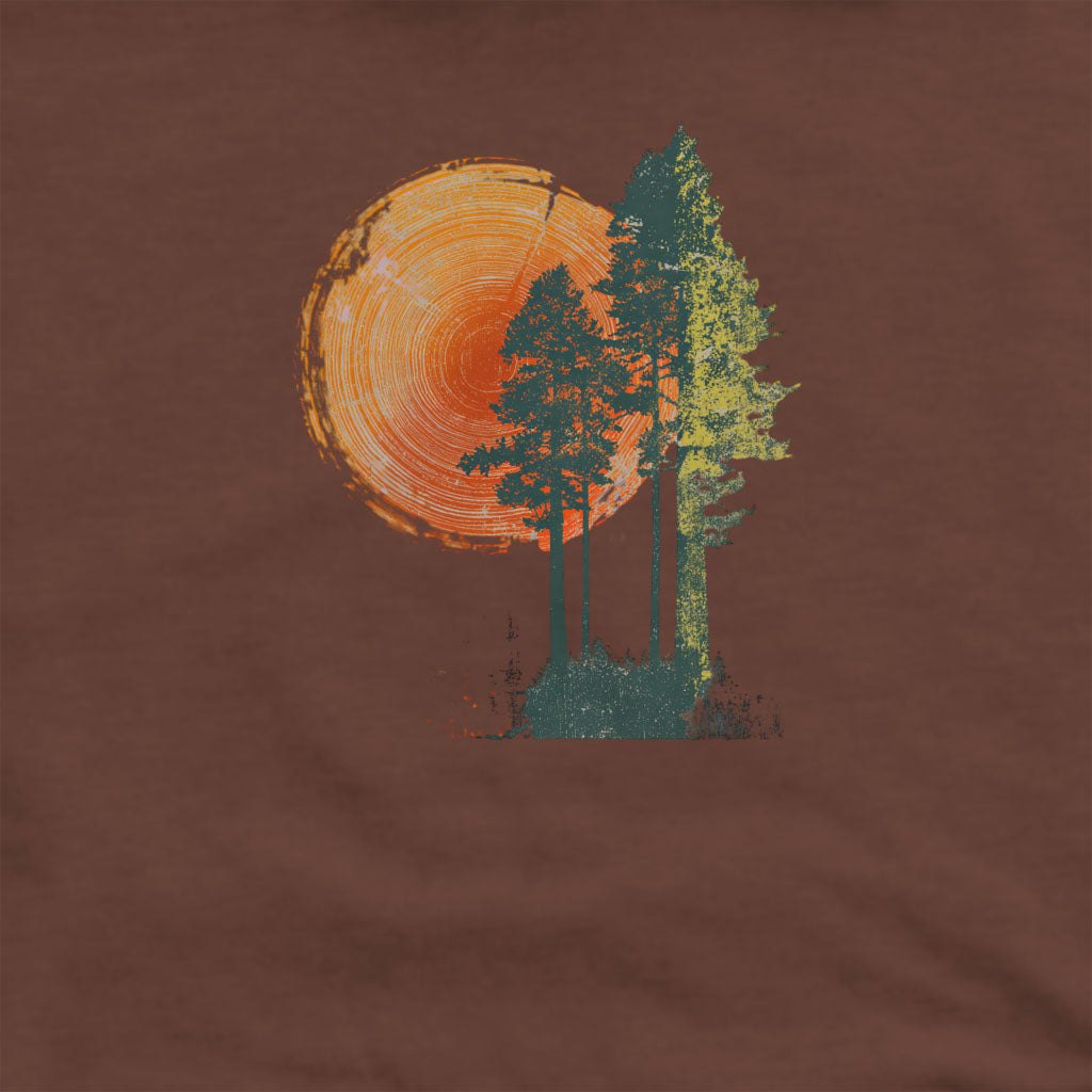 Woodcut Pines Crewneck Sweatshirt