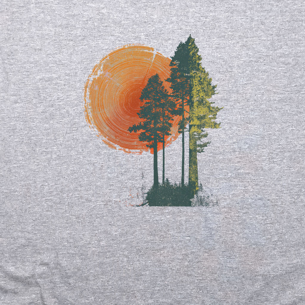 Woodcut Pines Crewneck Sweatshirt