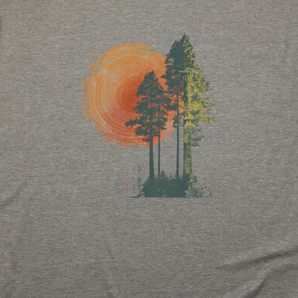 Woodcut Pines T-Shirt