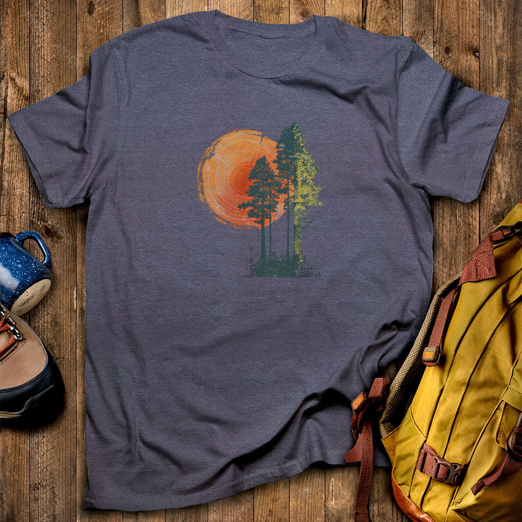 Woodcut Pines T-Shirt
