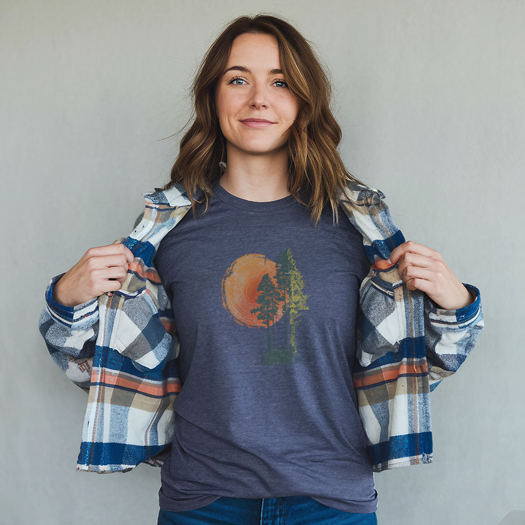 Woodcut Pines T-Shirt