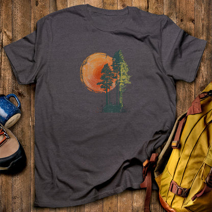 Woodcut Pines T-Shirt