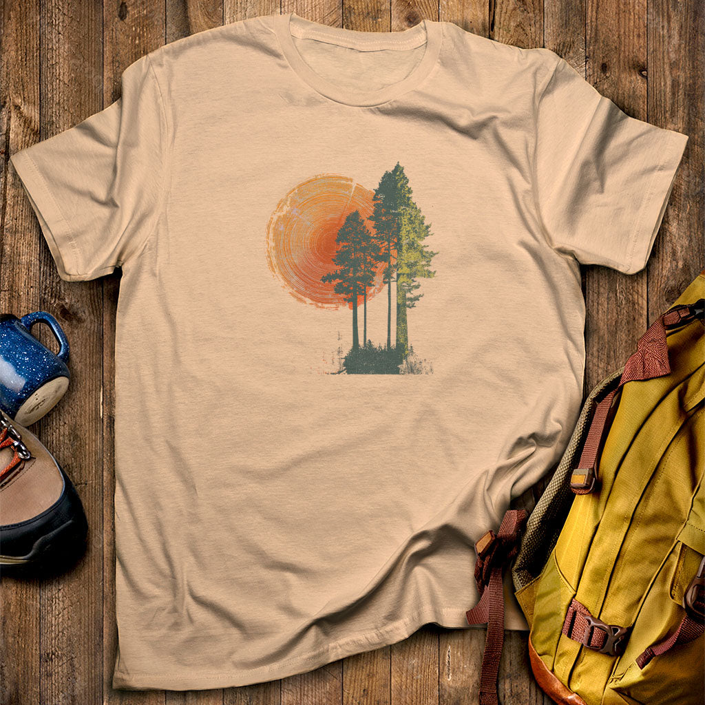 Woodcut Pines T-Shirt