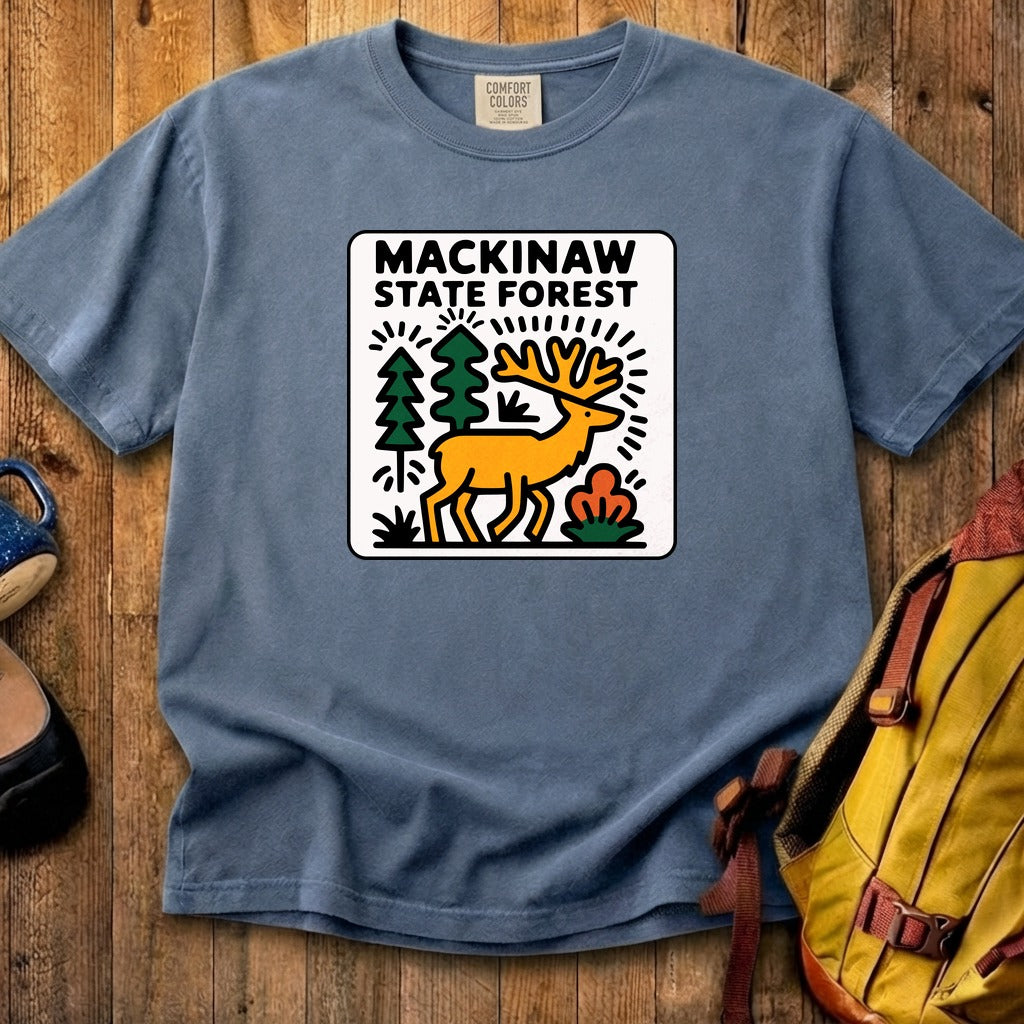 Mackinaw State Forest Cotton T-Shirt