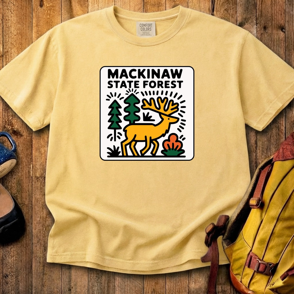 Mackinaw State Forest Cotton T-Shirt