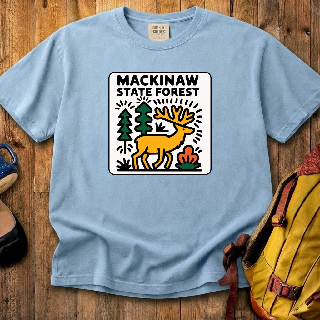 Mackinaw State Forest Cotton T-Shirt