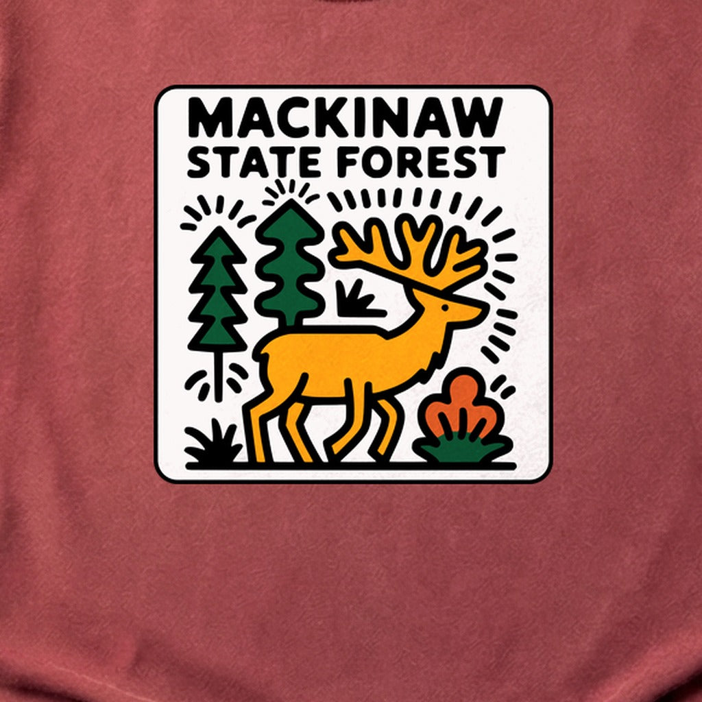 Mackinaw State Forest Cotton T-Shirt