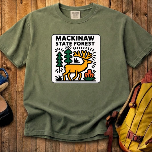 Mackinaw State Forest Cotton T-Shirt