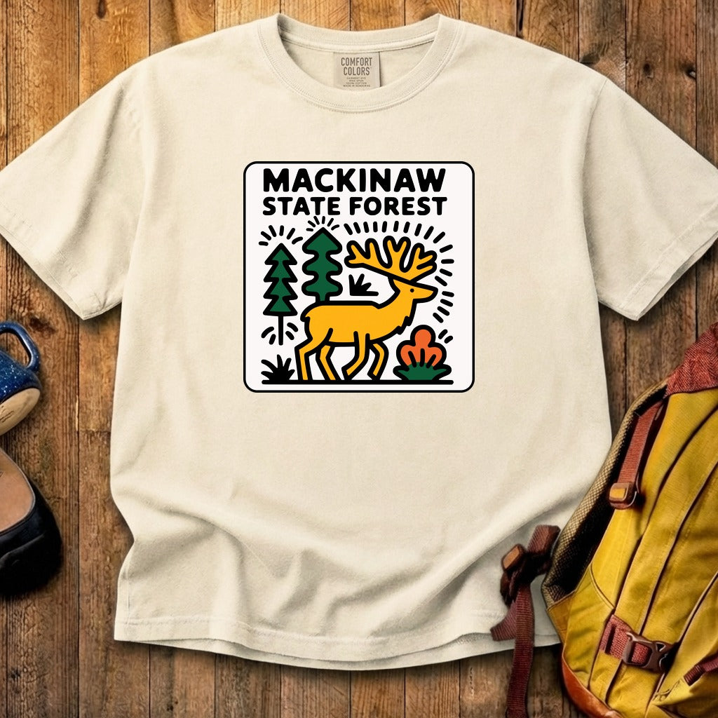 Mackinaw State Forest Cotton T-Shirt