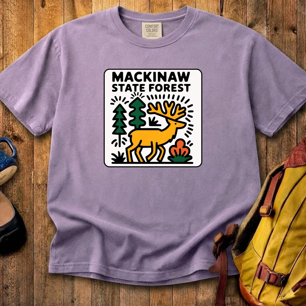 Mackinaw State Forest Cotton T-Shirt