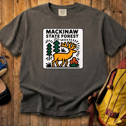 Mackinaw State Forest Cotton T-Shirt