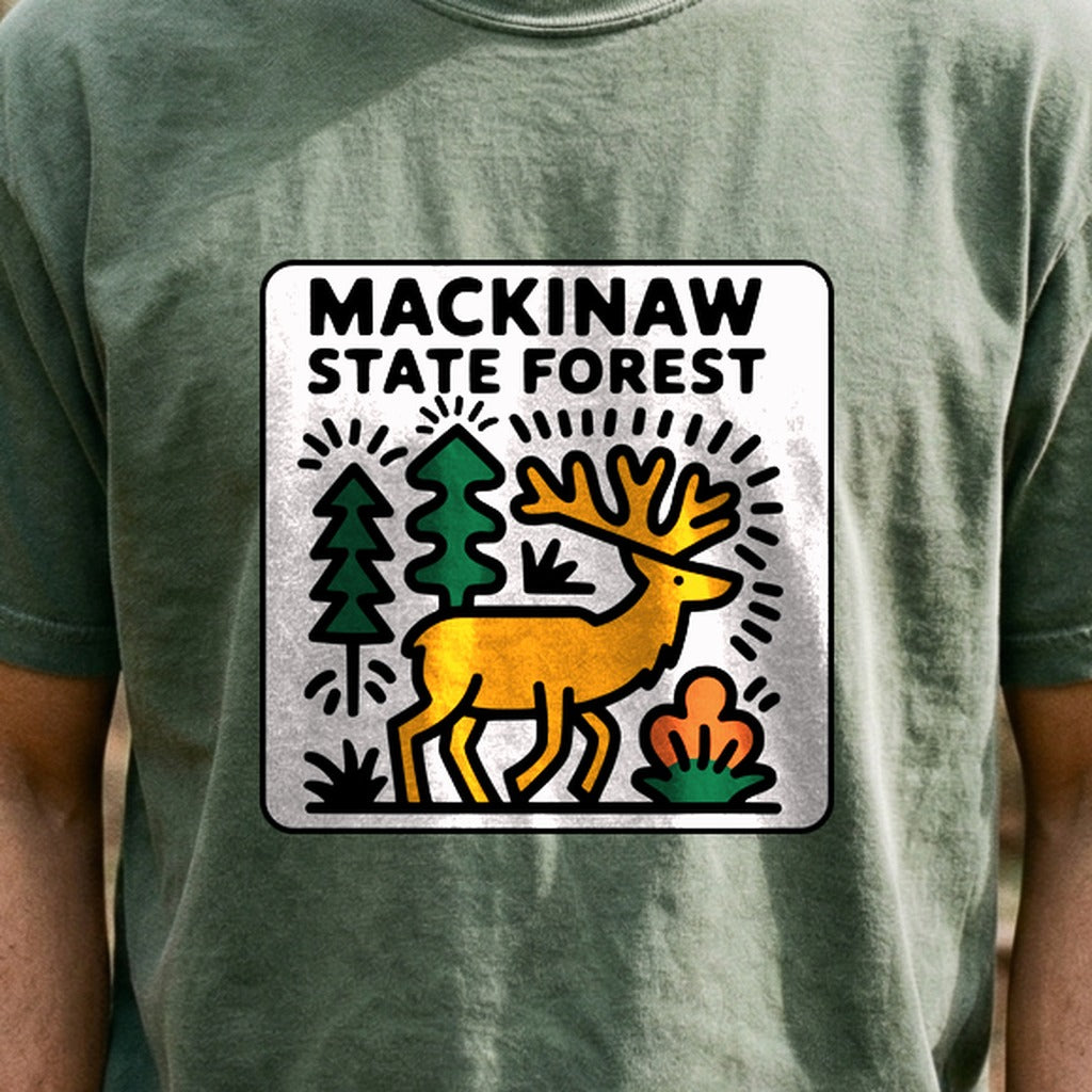 Mackinaw State Forest Cotton T-Shirt