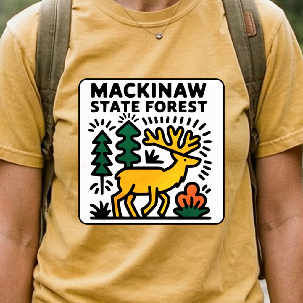 Mackinaw State Forest Cotton T-Shirt