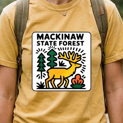 Mackinaw State Forest Cotton T-Shirt