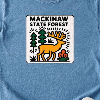 Mackinaw State Forest Kids Cotton T-Shirt