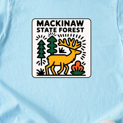 Mackinaw State Forest Kids Cotton T-Shirt