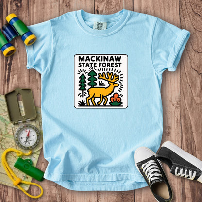 Mackinaw State Forest Kids Cotton T-Shirt
