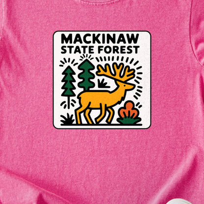 Mackinaw State Forest Kids Cotton T-Shirt