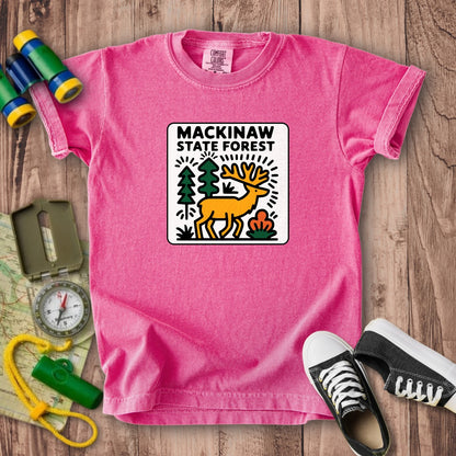 Mackinaw State Forest Kids Cotton T-Shirt