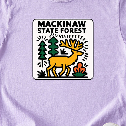 Mackinaw State Forest Kids Cotton T-Shirt