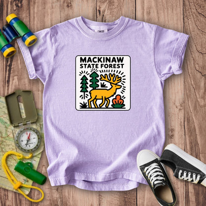 Mackinaw State Forest Kids Cotton T-Shirt