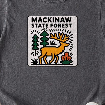 Mackinaw State Forest Kids Cotton T-Shirt