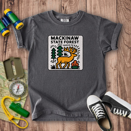 Mackinaw State Forest Kids Cotton T-Shirt