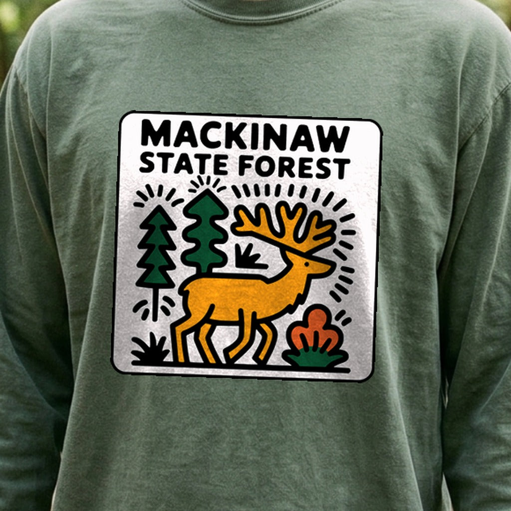 Mackinaw State Forest Cotton Long Sleeve