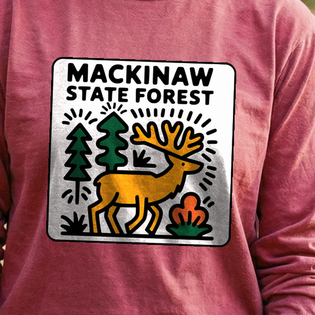 Mackinaw State Forest Cotton Long Sleeve