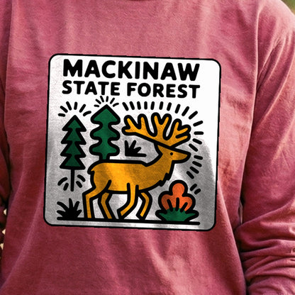 Mackinaw State Forest Cotton Long Sleeve