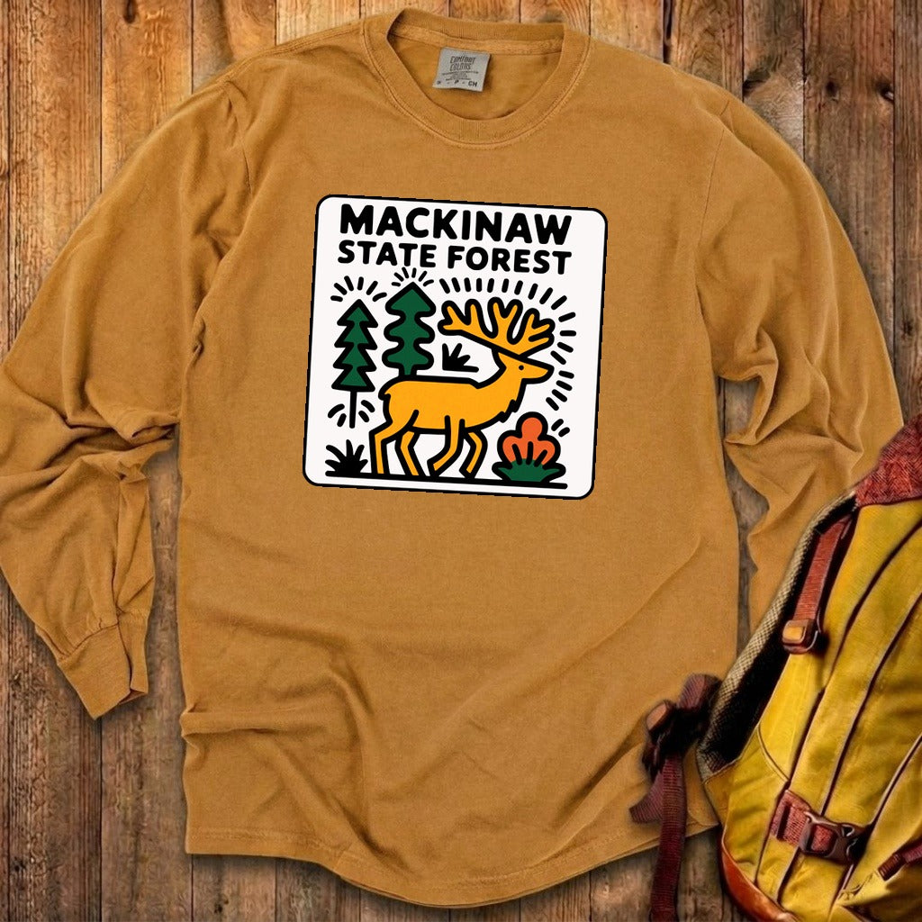Mackinaw State Forest Cotton Long Sleeve