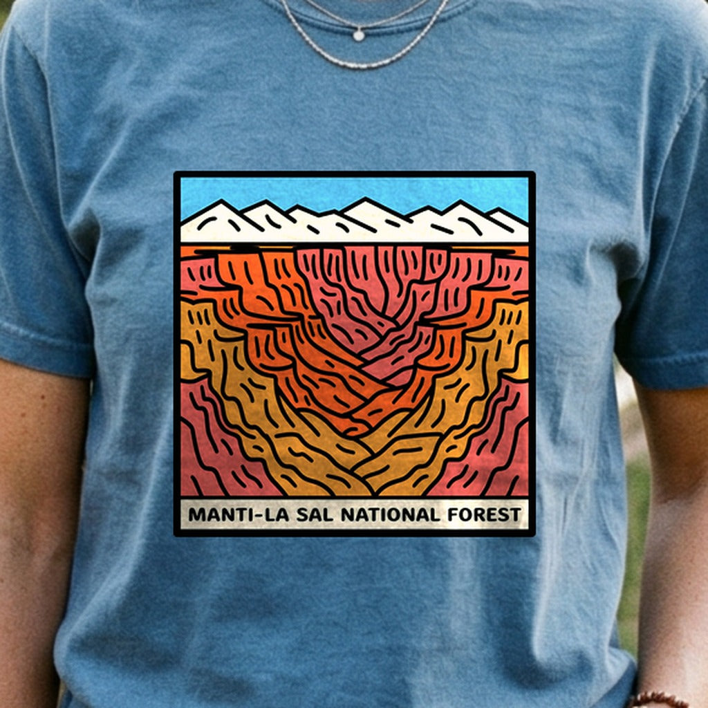 Manti-La Sal National Forest Cotton T-Shirt