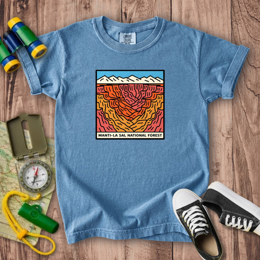 Manti-La Sal National Forest Kids Cotton T-Shirt