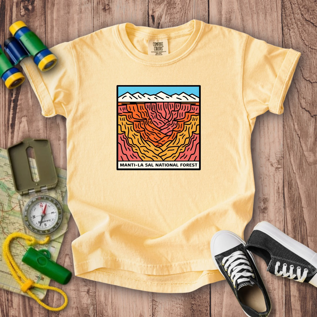 Manti-La Sal National Forest Kids Cotton T-Shirt
