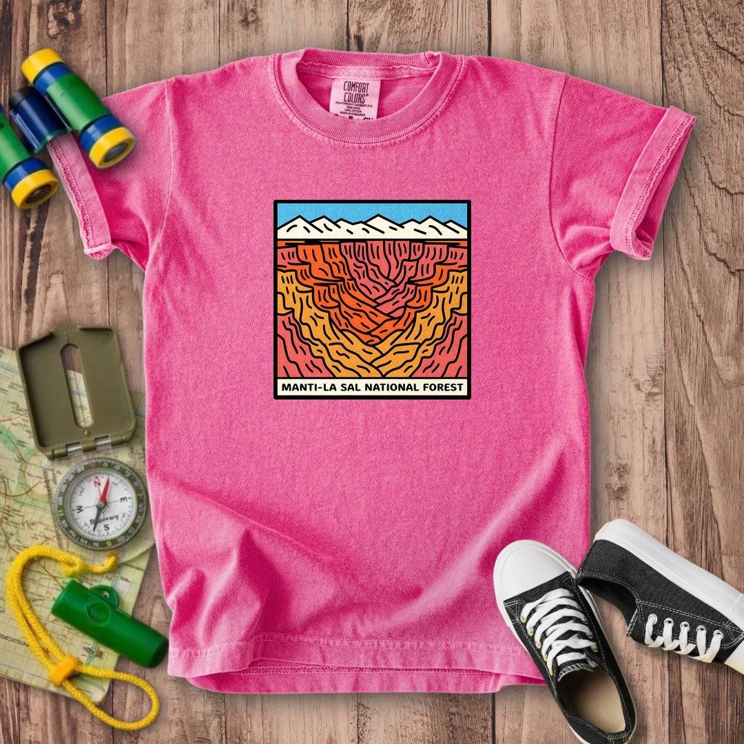 Manti-La Sal National Forest Kids Cotton T-Shirt