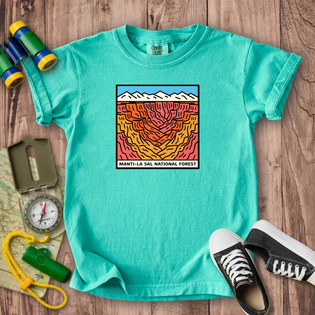 Manti-La Sal National Forest Kids Cotton T-Shirt