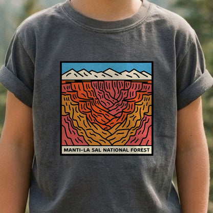 Manti-La Sal National Forest Kids Cotton T-Shirt