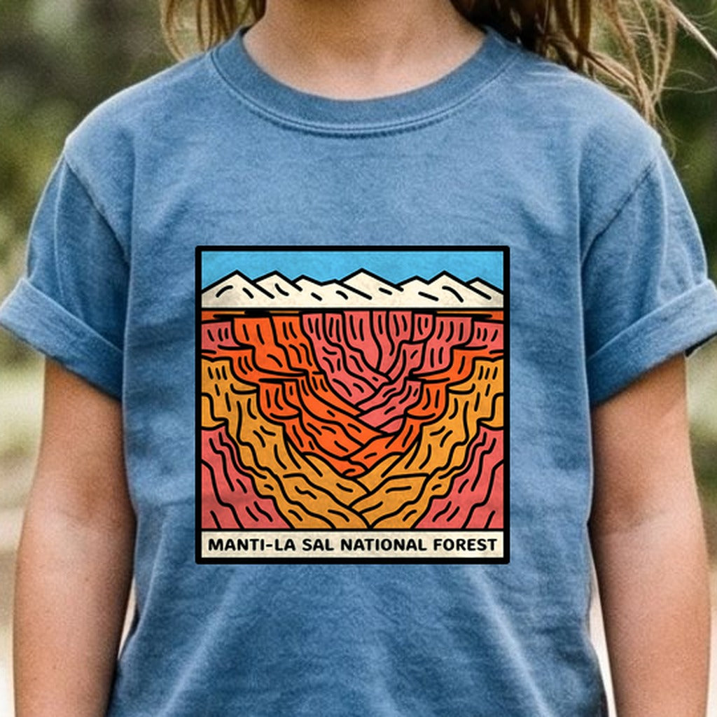 Manti-La Sal National Forest Kids Cotton T-Shirt