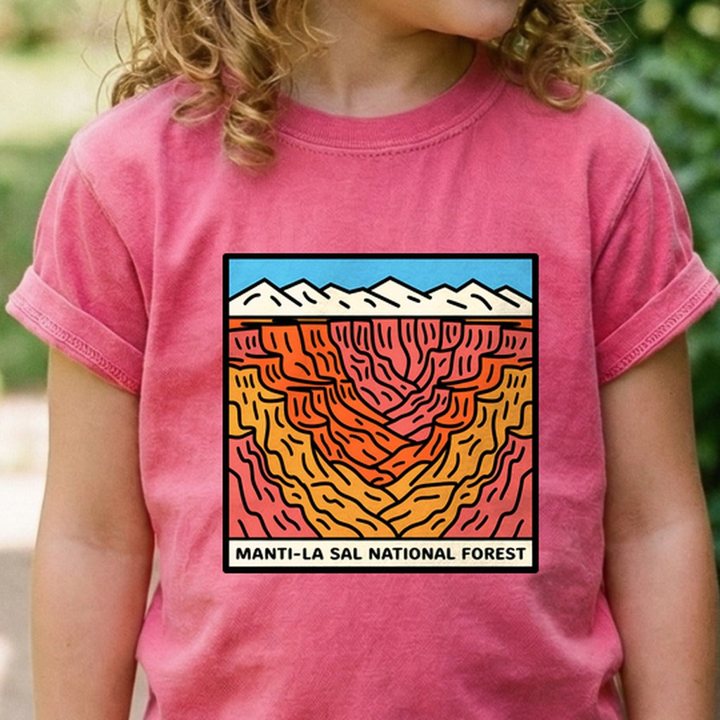 Manti-La Sal National Forest Kids Cotton T-Shirt
