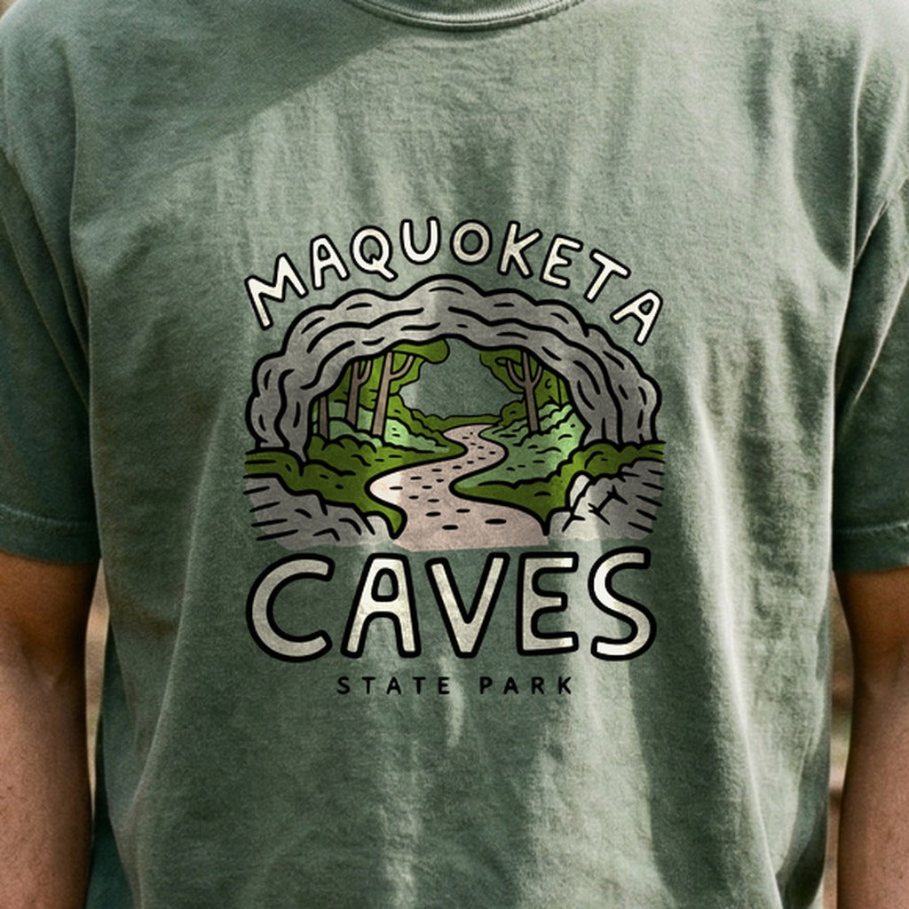 Maquoketa Caves State Park Cotton T-Shirt