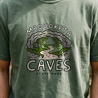 Maquoketa Caves State Park Cotton T-Shirt